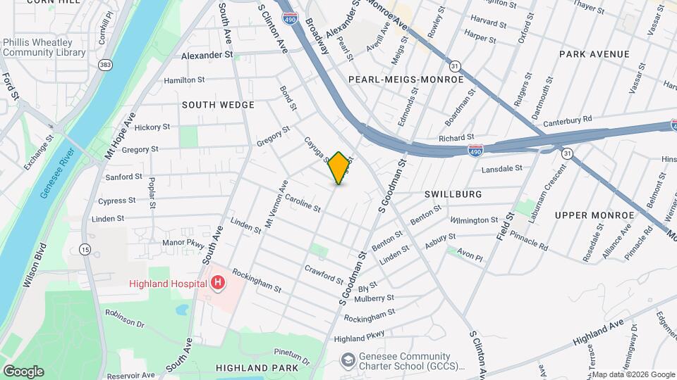 742 Meigs St, Unit UP Map and Location Details