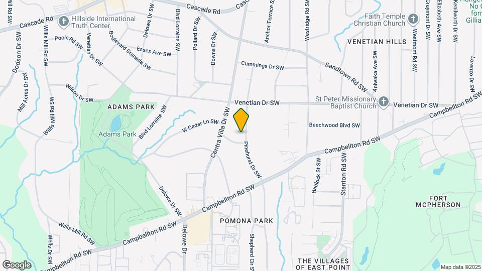 1589 Pinehurst Dr SW Map and Location Details