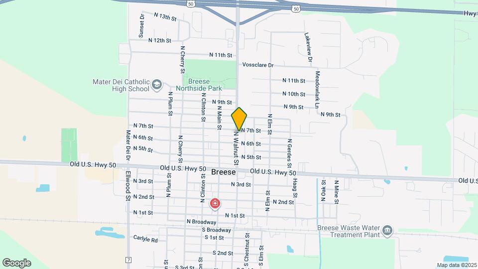 664 N Walnut St Map and Location Details