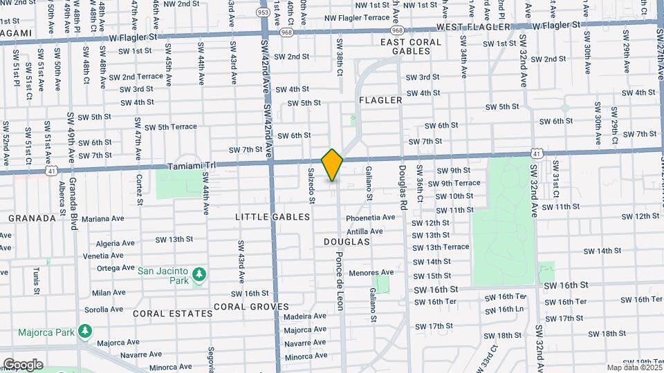 215 Calabria Ave Mapa y Detalles de la Ubicación