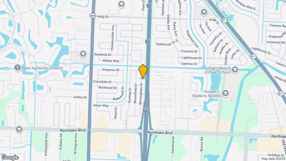 9446 Birmingham Dr Map and Location Details