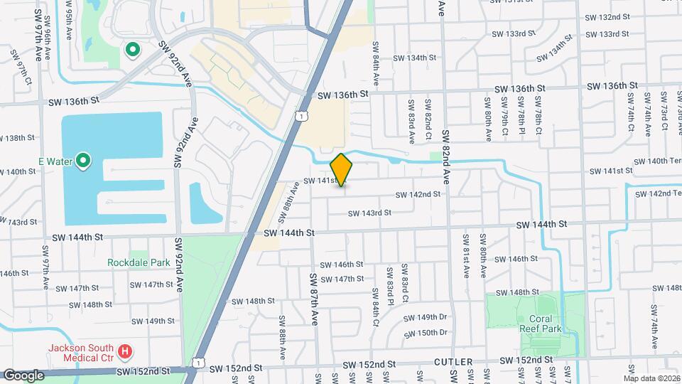 8501 SW 142nd St Map and Location Details