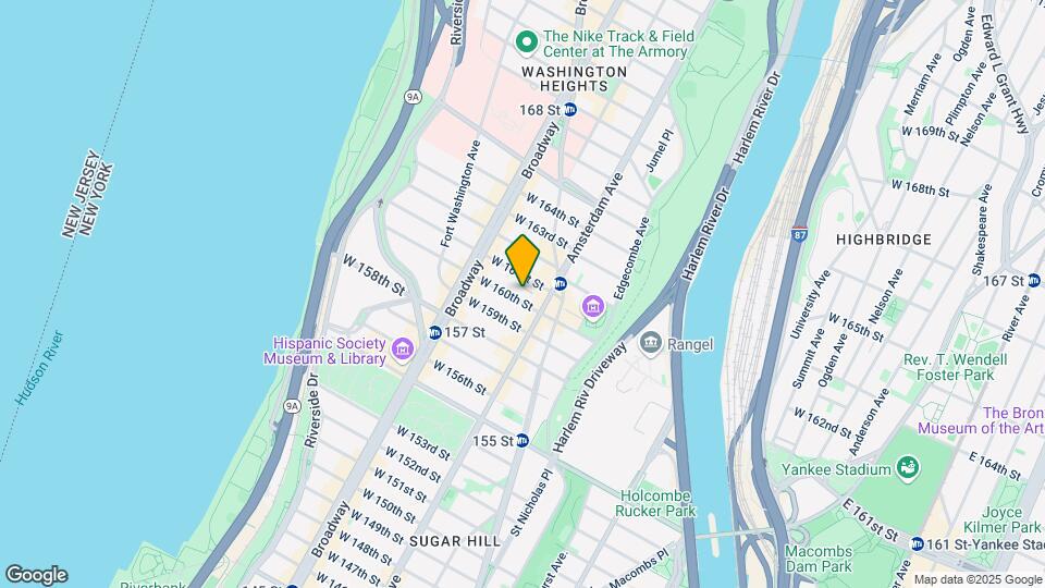 511 W 160th St Map and Location Details