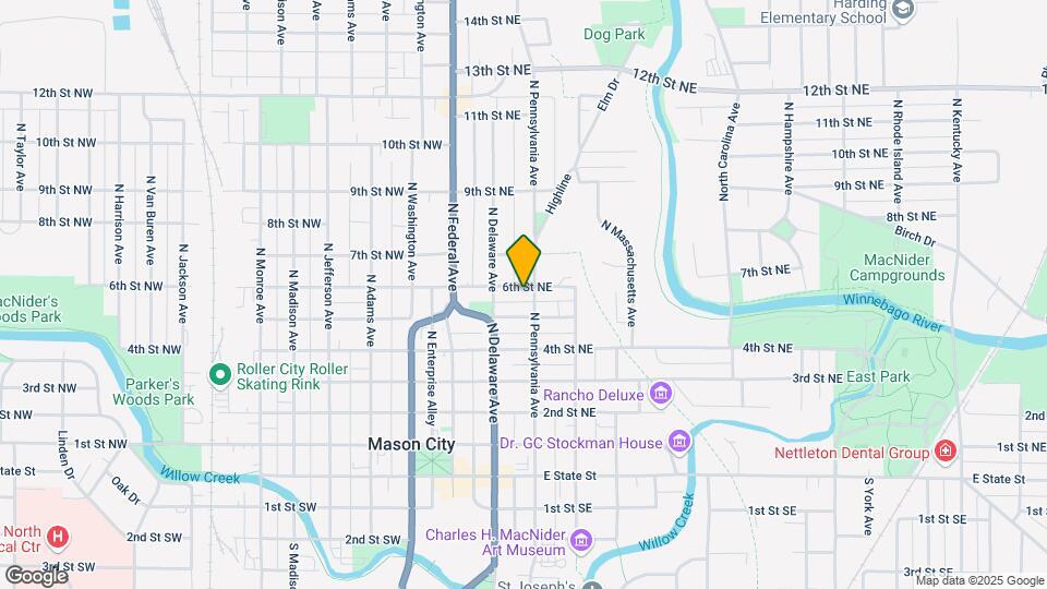 125 6th St NE Map and Location Details