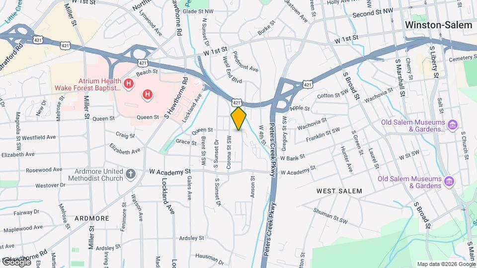 338 Crafton St Map and Location Details