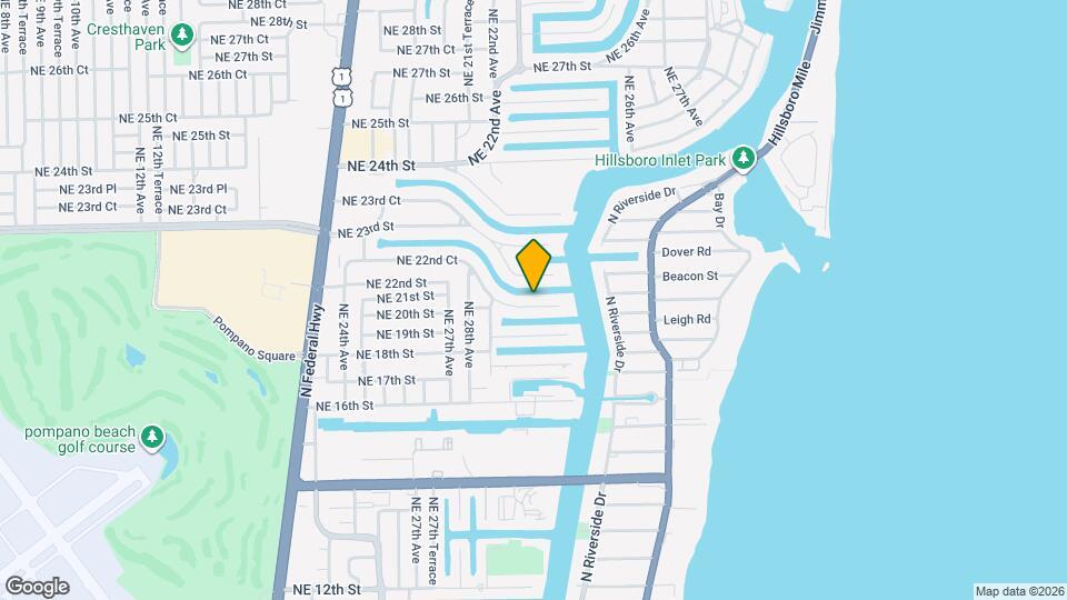 2901 NE 22nd Ct Map and Location Details