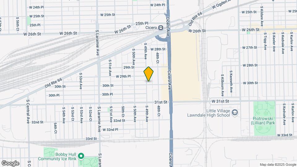 4852 W 30th St Map and Location Details