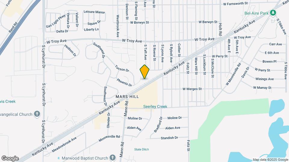 4301 Phoenix Dr Map and Location Details