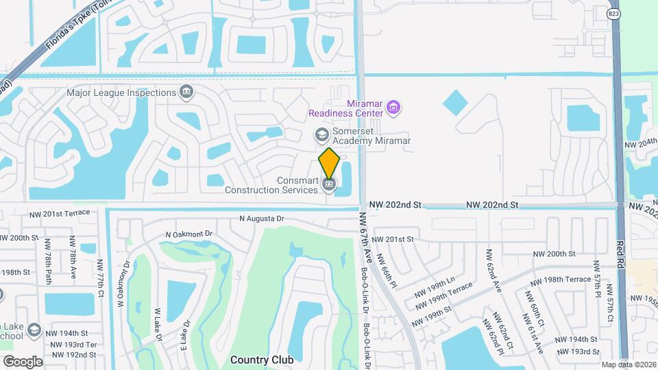 5405 SW 125th Terrace Map and Location Details