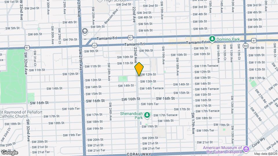 1239 SW 22nd Ave Map and Location Details