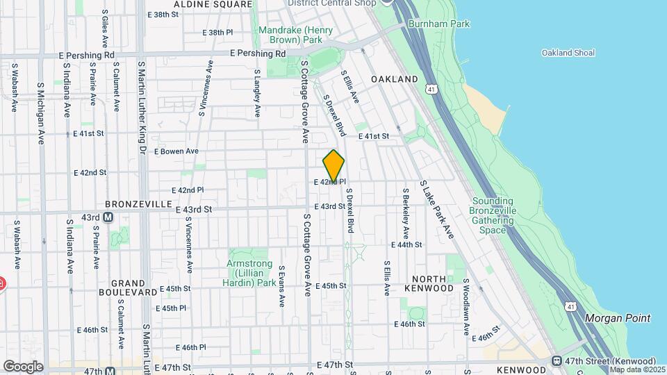 4204 S Drexel Blvd Map and Location Details