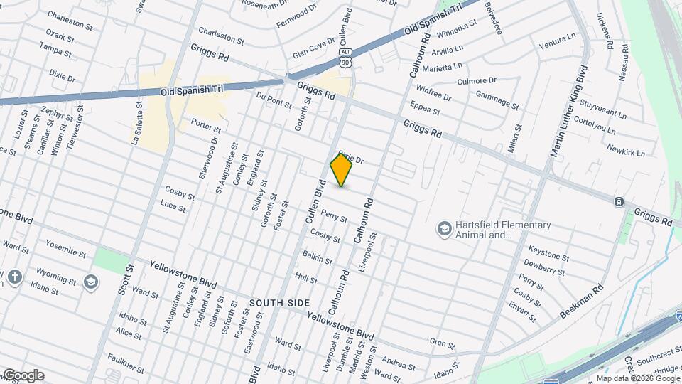 4514 Keystone St Map and Location Details