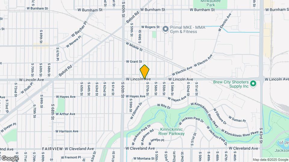 5715 W Lincoln Ave Map and Location Details