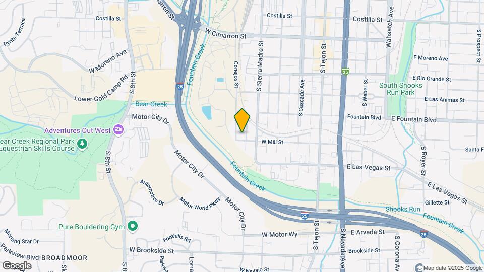 941 Conejos St Map and Location Details