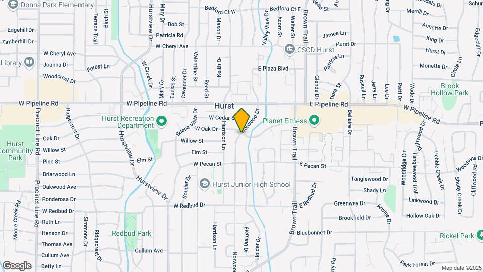 704 Norwood Dr Map and Location Details