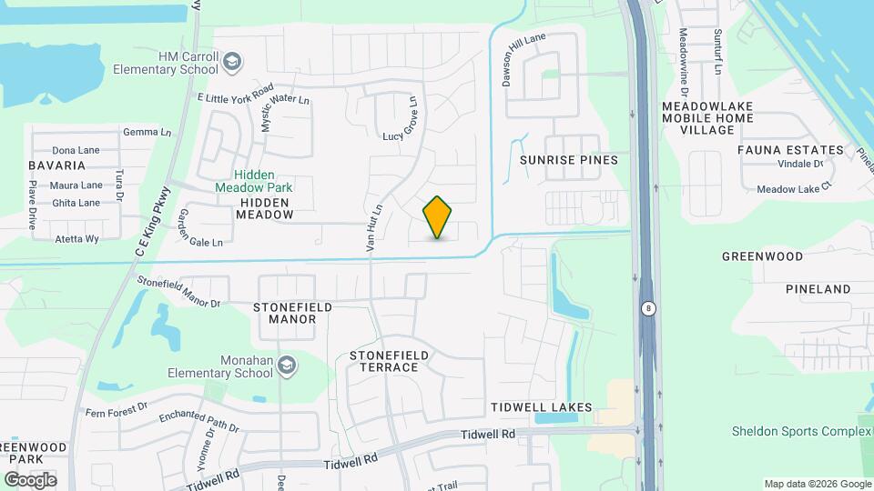 13206 Clifton Hill Ln Map and Location Details