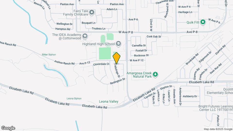 2556 Cloverdale Ct Map and Location Details