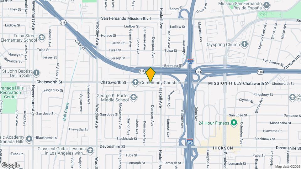 15840 Chatsworth St Mapa y Detalles de la Ubicación