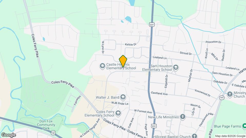 129 Rosebush Ln Map and Location Details