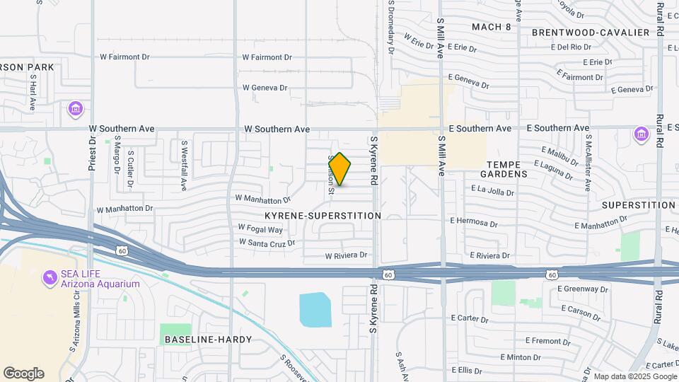 429 W La Jolla Dr Map and Location Details