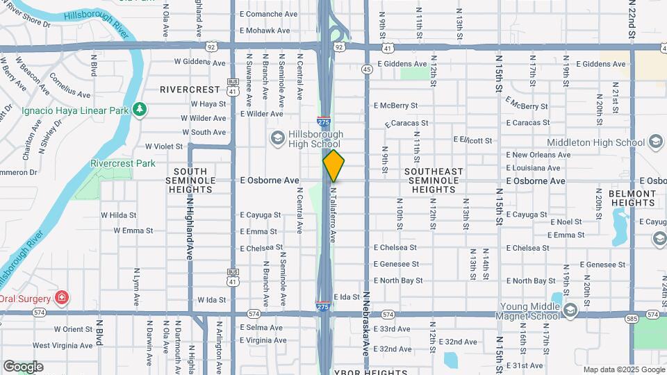 4705 N Taliaferro Ave Map and Location Details