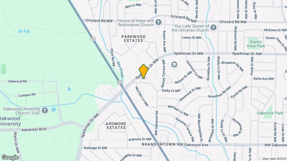 2716 Oakwood Rd NW Map and Location Details