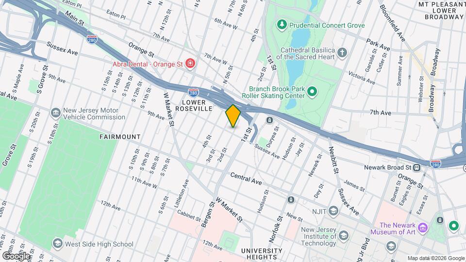 114-116 2nd St, Unit 1st Floor Map and Location Details