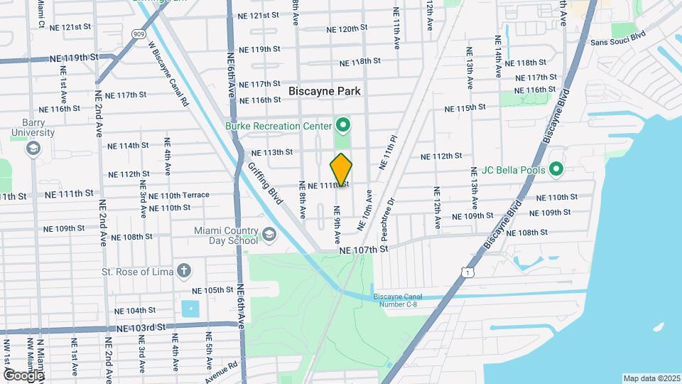 11031 NE 9th Ave Mapa y Detalles de la Ubicación