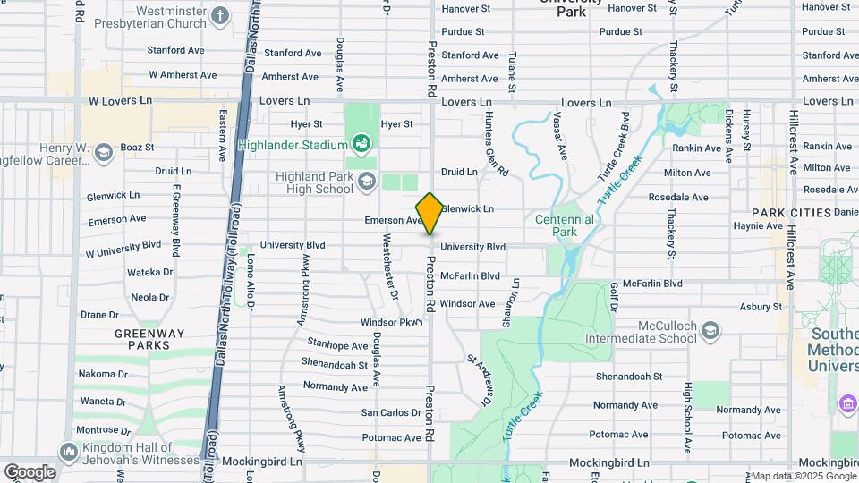 6509 Preston Rd Map and Location Details