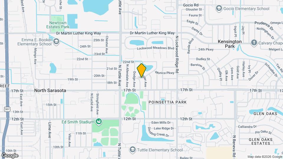 1818 Rhoades Terrace Map and Location Details