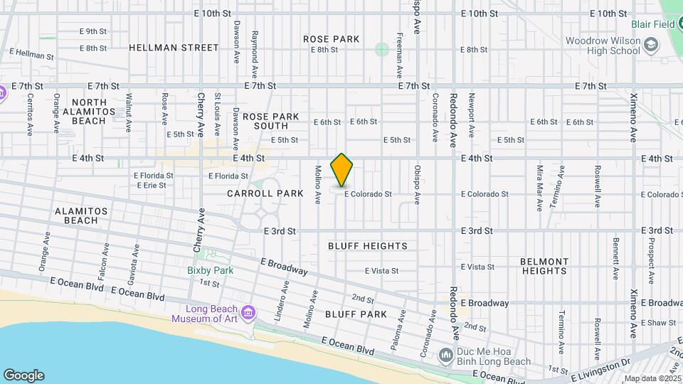 351 Temple Ave Map and Location Details