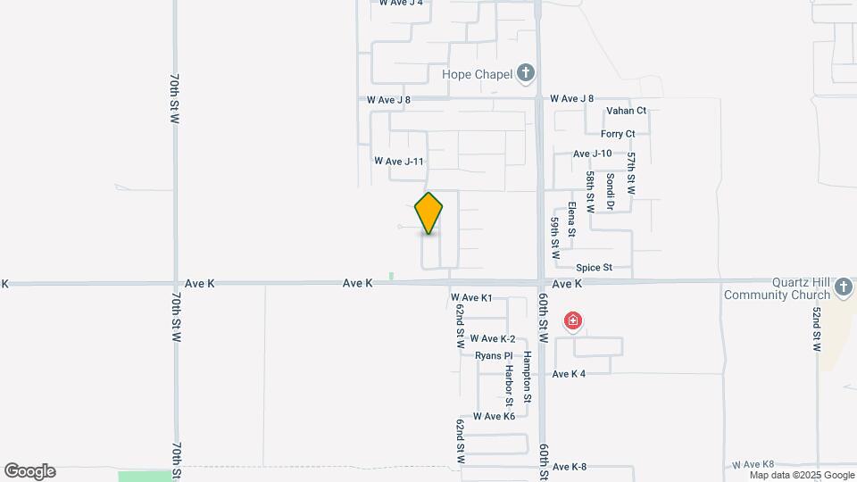 43656 Tahoe Way Map and Location Details