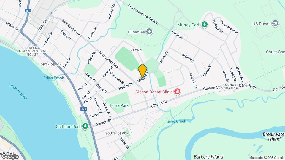 McEvoy Townhouses | J Hanson Rentals Map and Location Details