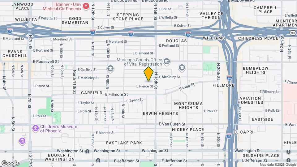 1530 E Pierce St Map and Location Details