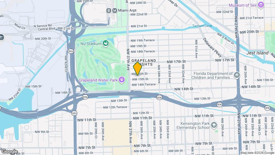 3641 NW 15th St Mapa y Detalles de la Ubicación