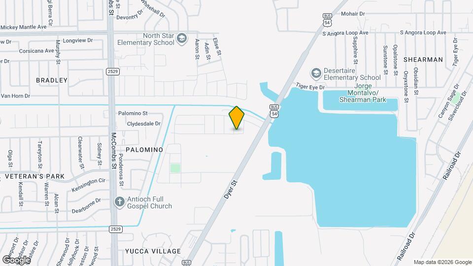 6141 Hidden Psge Ave Map and Location Details