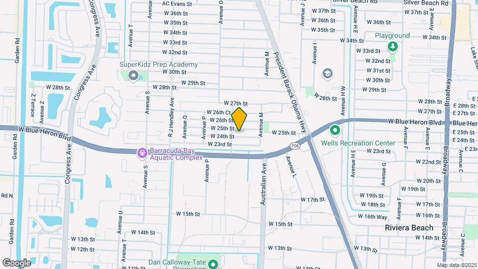 1146 W 24th St Map and Location Details
