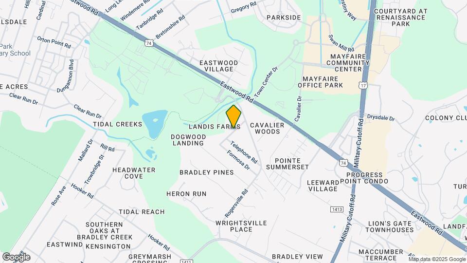 1509 Cliff Rd Mapa y Detalles de la Ubicación
