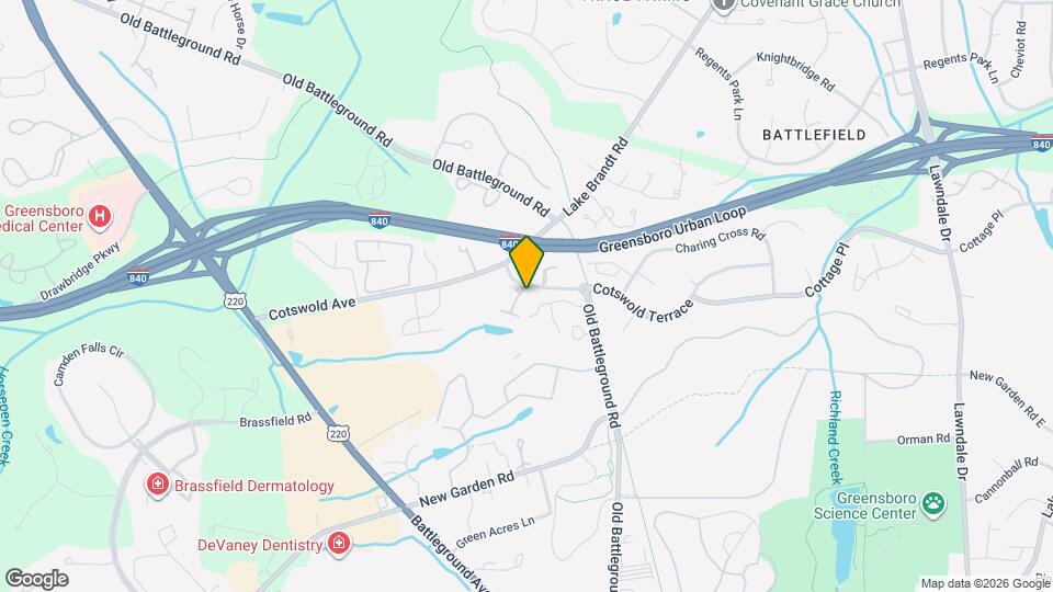 3701 Cotswold Ter, Unit 3-K Mapa y Detalles de la Ubicación