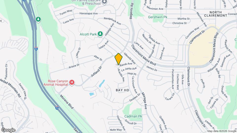 3292 Karok Ave Mapa y Detalles de la Ubicación