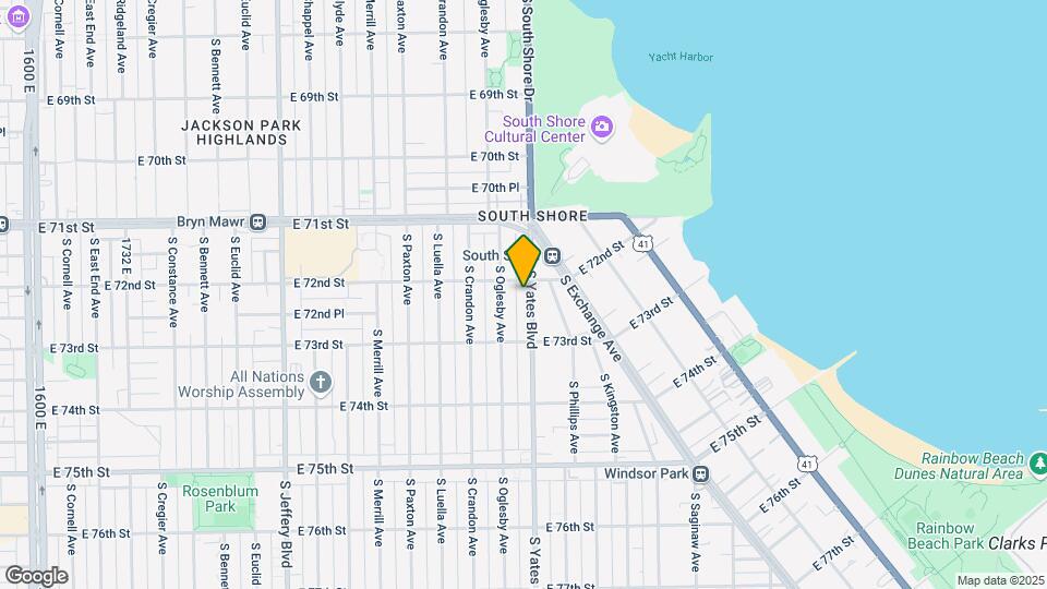 7210 S Yates Blvd Mapa y Detalles de la Ubicación
