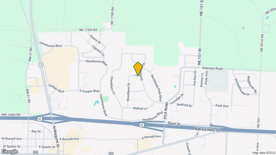 1428 Grandview Dr Map and Location Details