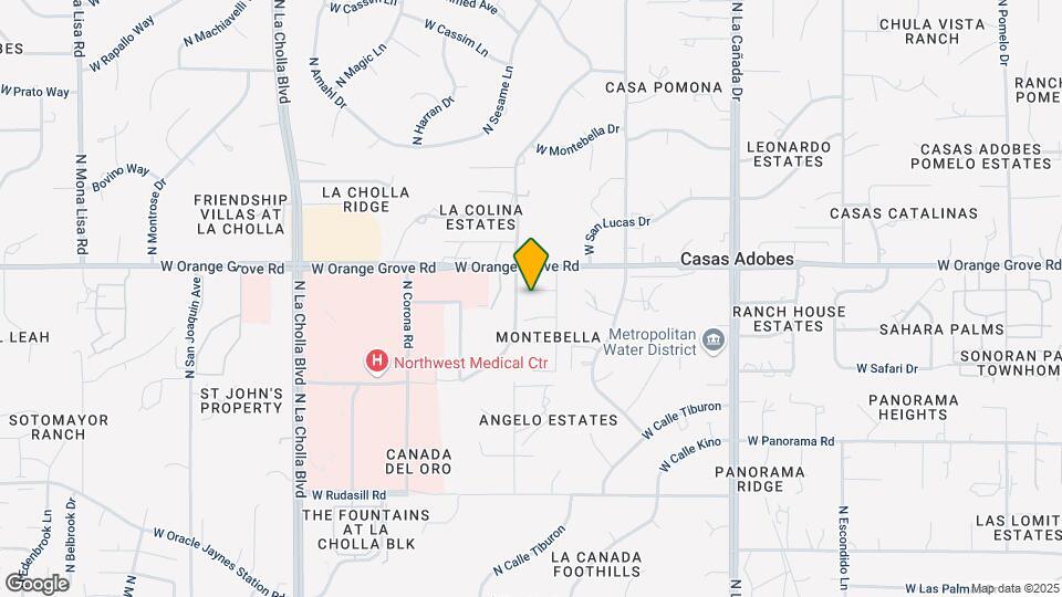 1777 W Placita de Ocampo Map and Location Details