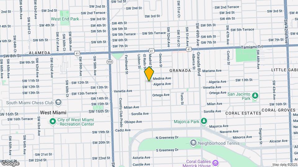 1214 Madrid St Map and Location Details