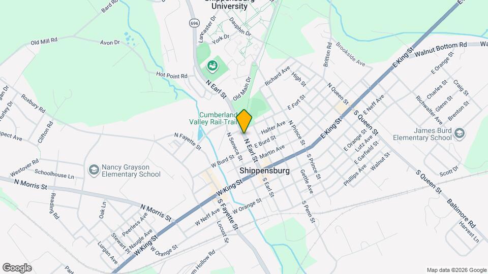 124 N Earl St Map and Location Details