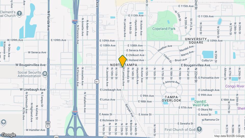 10118 N Lantana Ave Mapa y Detalles de la Ubicación