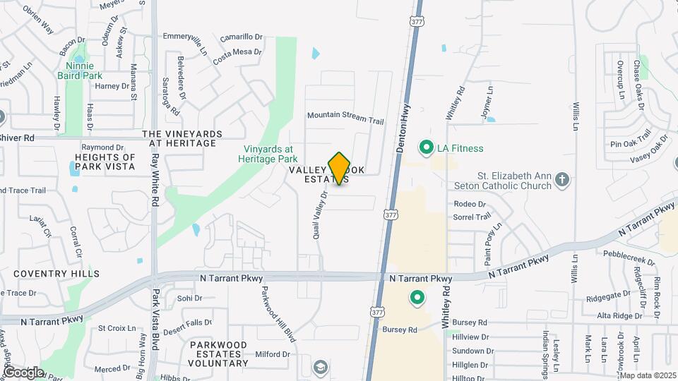 5813 Valley Haven Way Map and Location Details