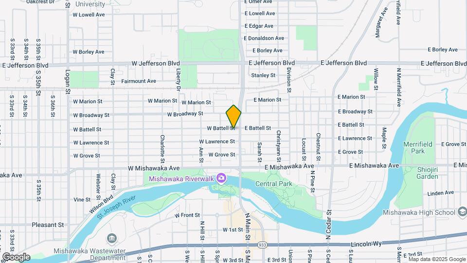 109 W Battell St Map and Location Details