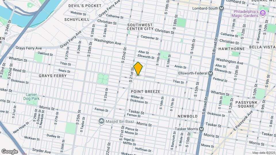 2033 Wharton St Map and Location Details