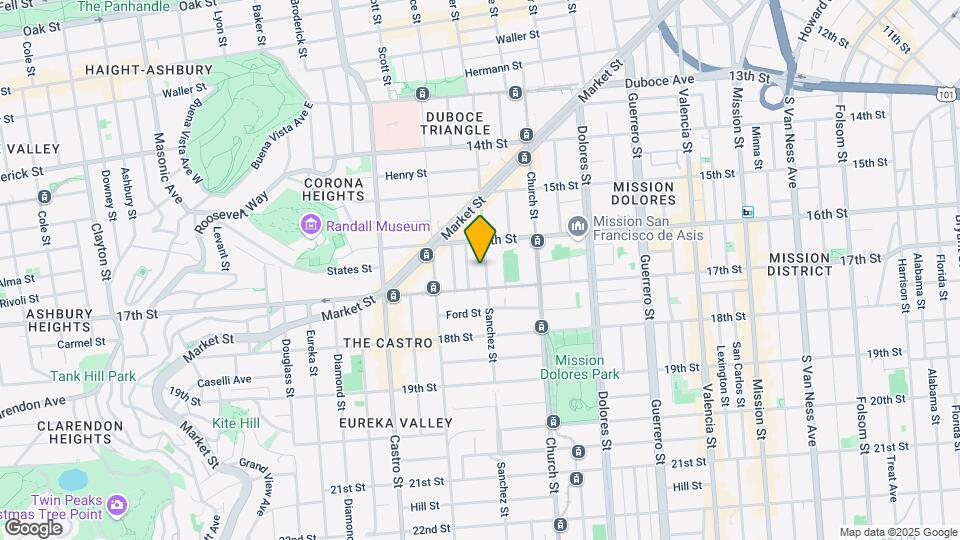 356-360 Sanchez St Map and Location Details